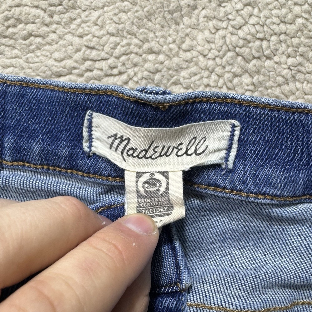 Madewell Jeans Womens 26 Blue Denim Cali Demi-Boot Bootcut Mid Rise Meas 25x24.5 - Picture 7 of 15
